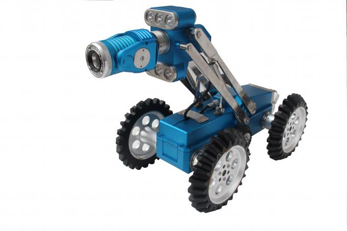 Computer Controlled CCTV Inspection Camera , Lightweight Sewer Robot Camera 2
