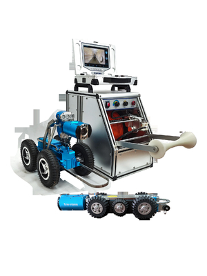 IP68 Waterproof Pipe Crawler Robot Win7 System Controlling Long Working Time