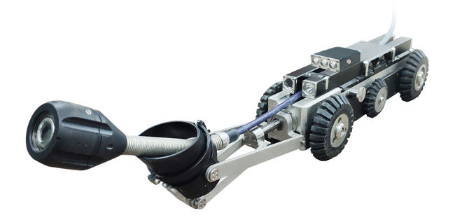 Lateral Launch Sewer/Drain Pipe Inspection Branch Line Inspection Van Installed Robotic Crawler 0