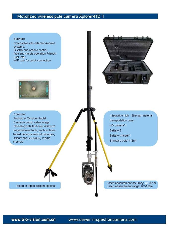 High Resolution Telescopic Pole Mounted Survey Camera 4