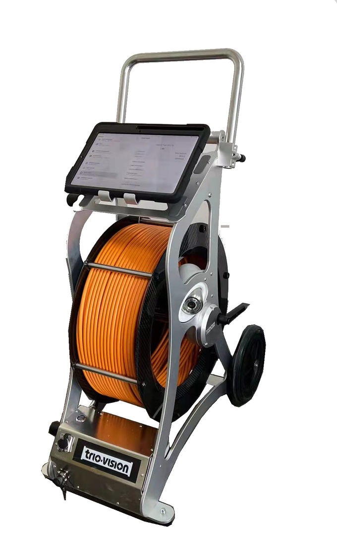50mm-150mm Fiberglass Pushrod Cable CCTV Sewer Inspection Camera For Residenial Areas 4