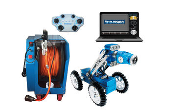 buy 4 Wheel Drive Pipe Inspection Crawler , Sewer CCTV Equipment With Portable Power Supply online manufacturer