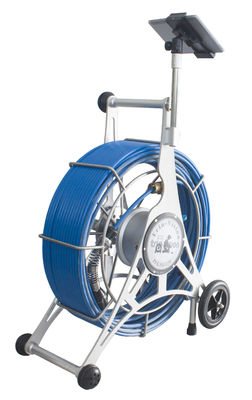China Wear Proof SS Structure Sewer Inspection Camera , Pipe Inspection System With High Light LED Lamps